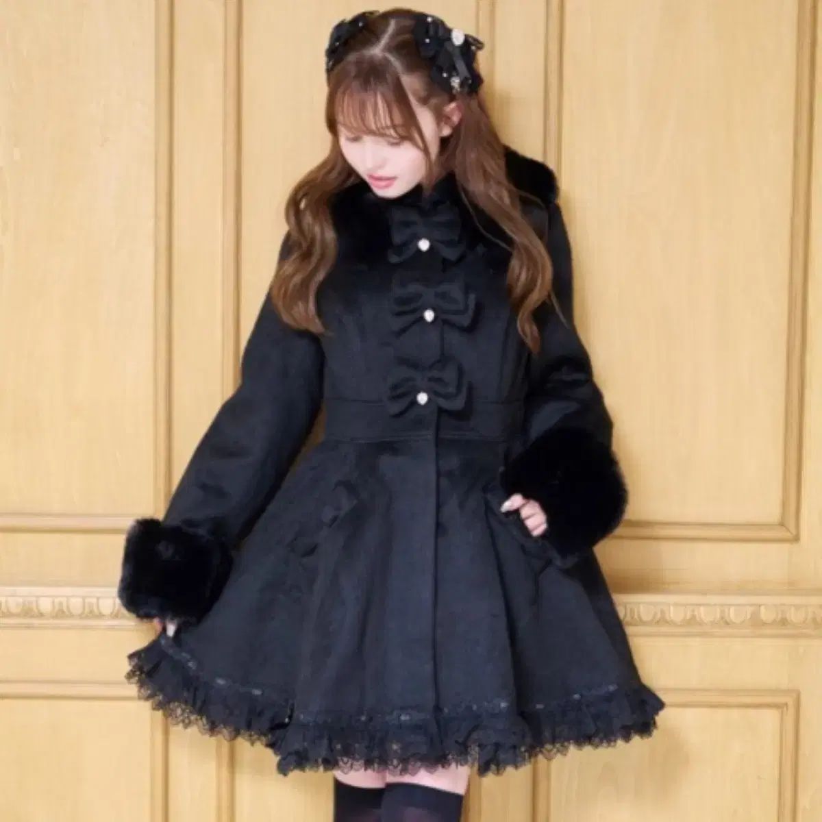 ♡LIZLISA バックティアードリボンコート♡ LIZLISAコート ピンク バックティアードリボンコート ｜ LIZ LISA