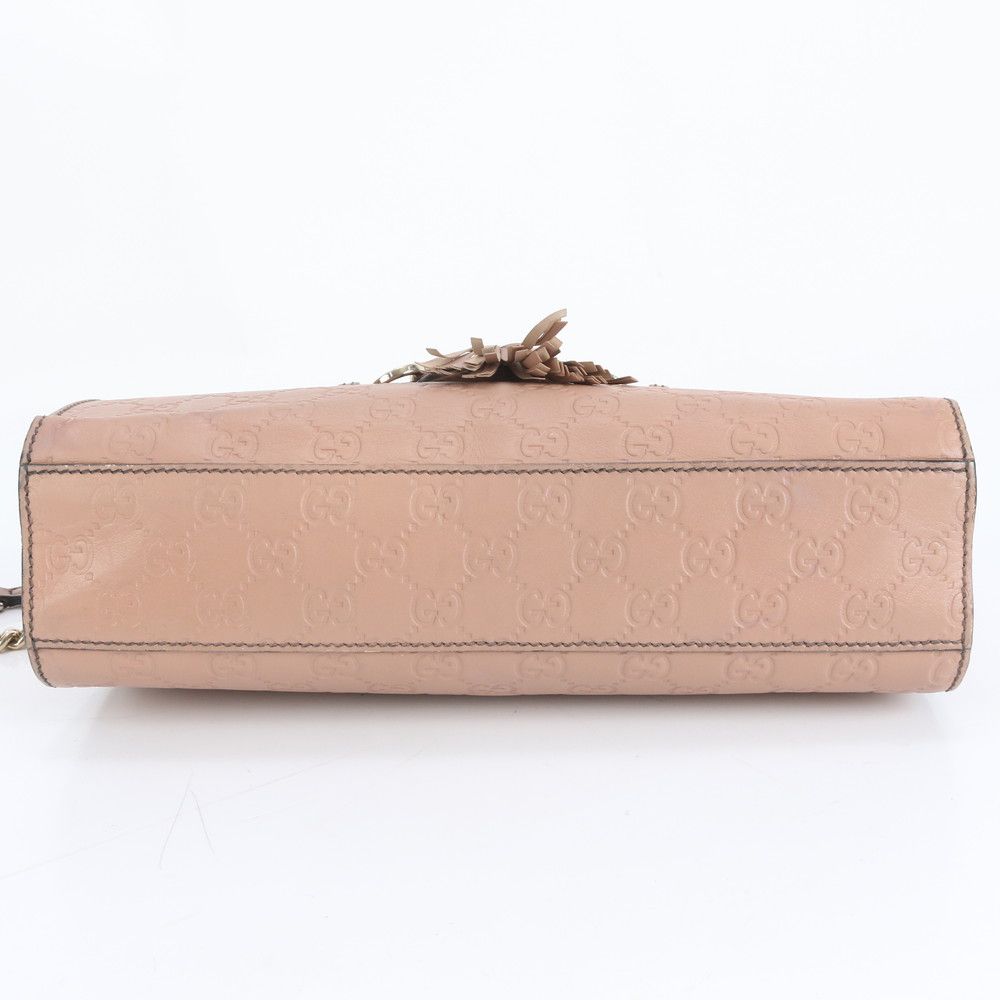 極美品 グッチ グッチシマ エミリー ホースビット レザー チェーン