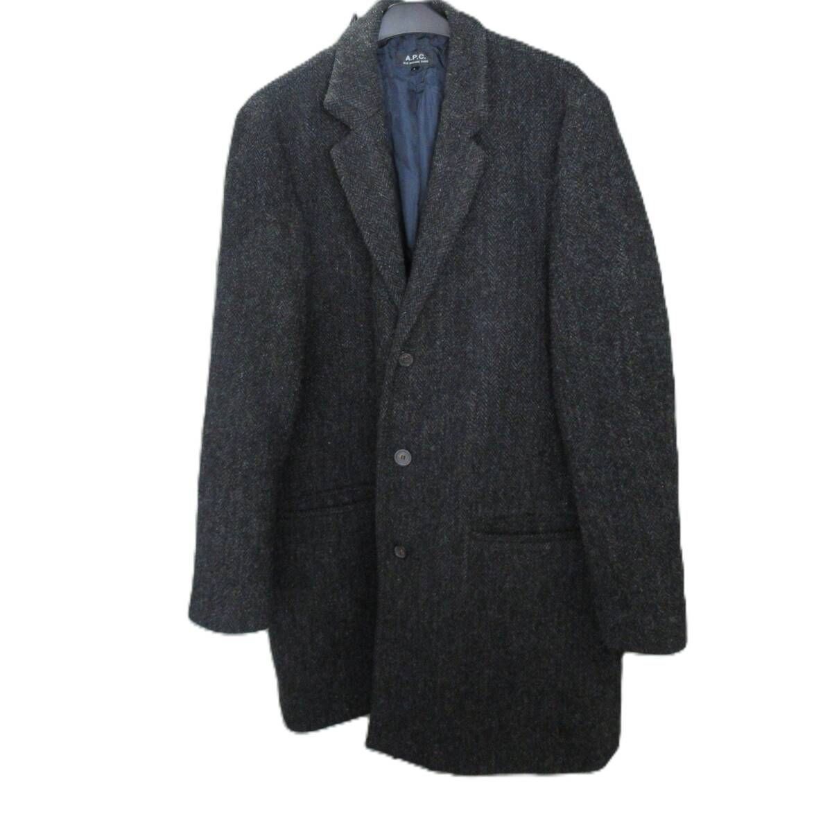 USED/美品】MEN'S L / A.P.C. × Harris Tweed 100% PURE NEW WOOL