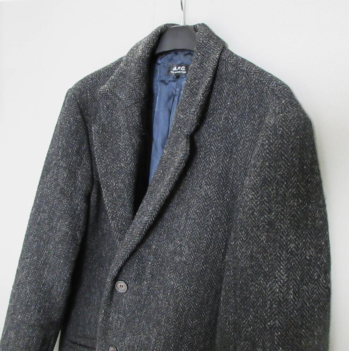 USED/美品】MEN'S L / A.P.C. × Harris Tweed 100% PURE NEW WOOL
