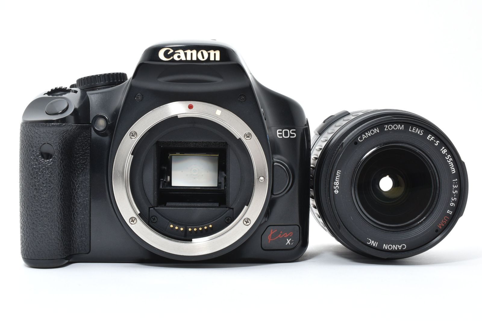 ☆動作品☆ キヤノン CANON EOS KISS X2 + EF-S 18-55mm F3.5-5.6 II
