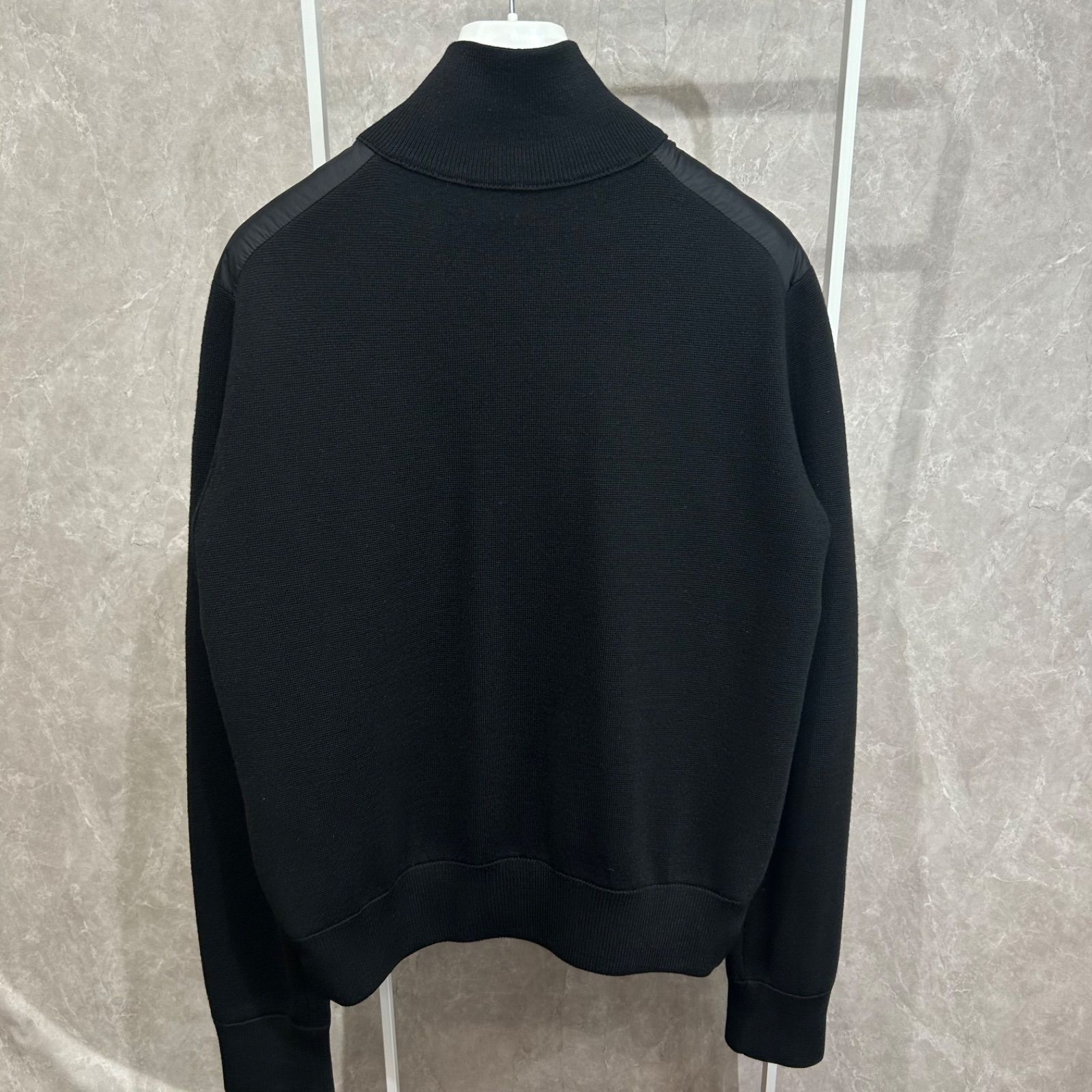 MONCLER モンクレール ハイブリッドダウンニットジャケット黒M - メルカリ