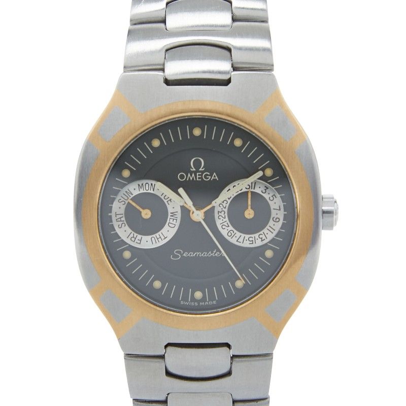 オメガ シーマスター ポラリス シルバー ゴールド ステンレススチール
