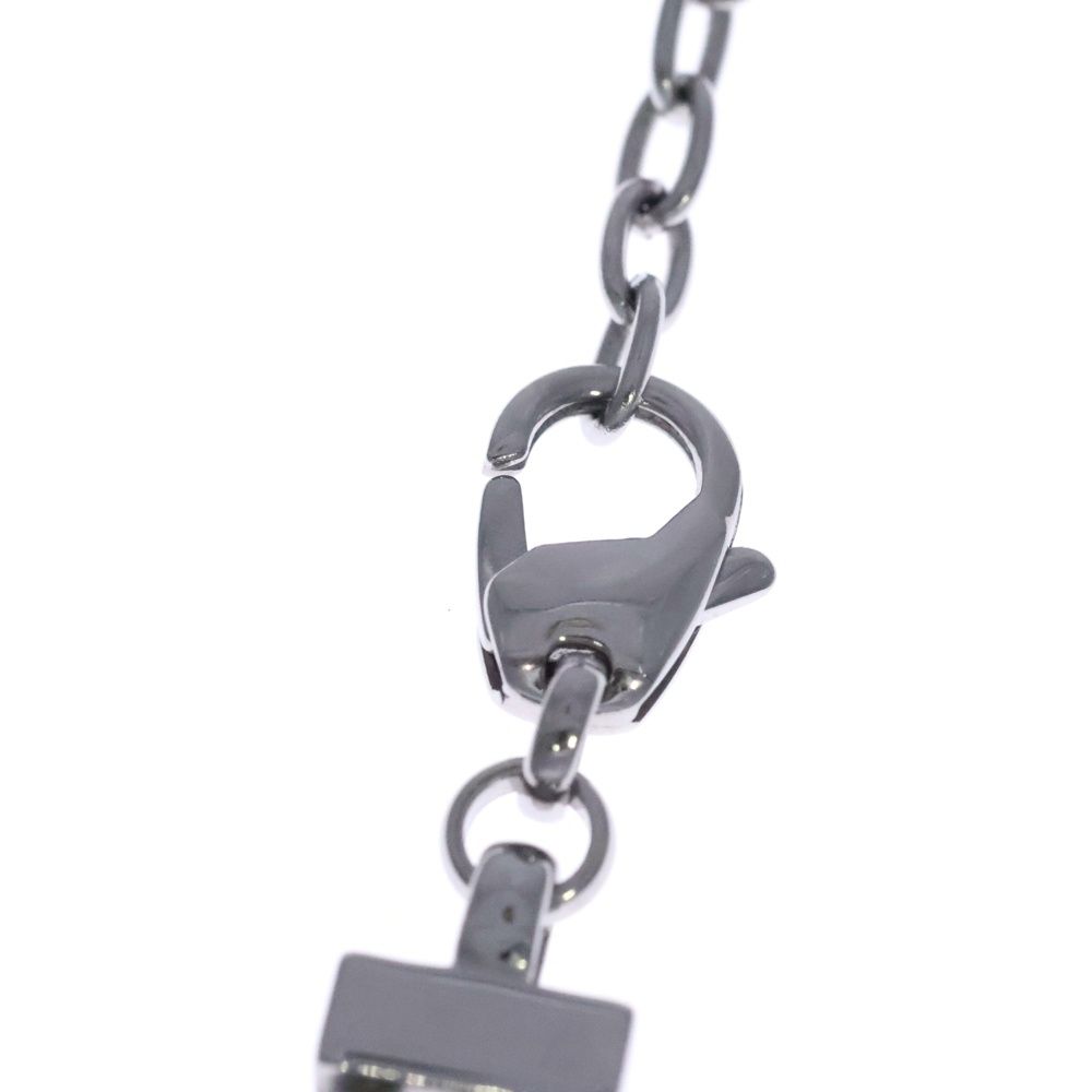 DIESEL (ディーゼル) Dロゴプレート IDチェーンブレスレット シルバー