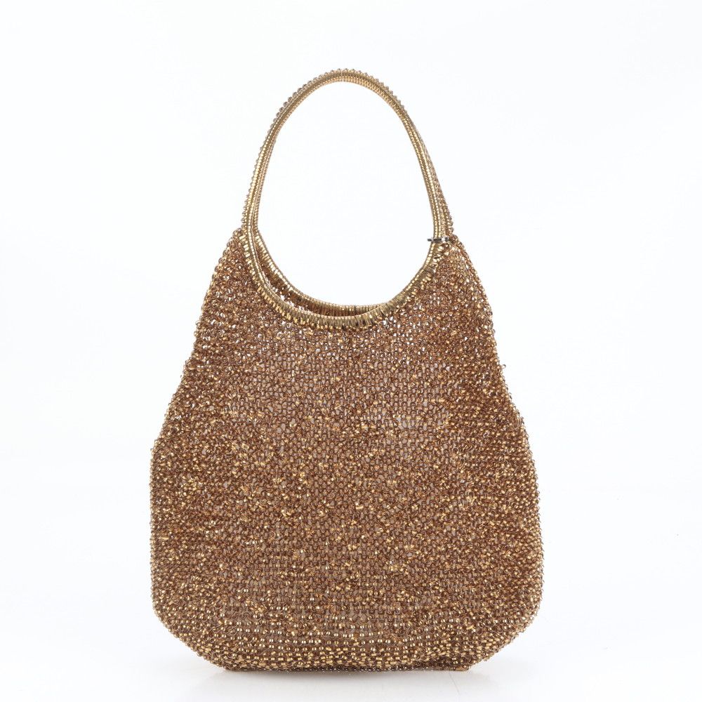 【美品】アンテプリマ　ワイヤーバッグ　ゴールド　手提げ　肩掛け　ラグジュアリー 極美品 アンテプリマ ワイヤー バッグ 肩掛け トート ショルダー