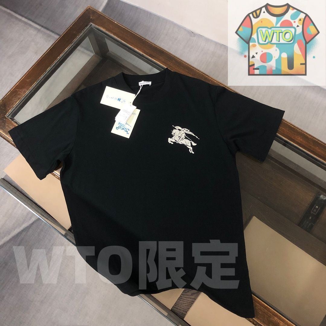 本日限定特価】BURBERRY 春夏 ロゴプリントTシャツ [本日特価|新品未