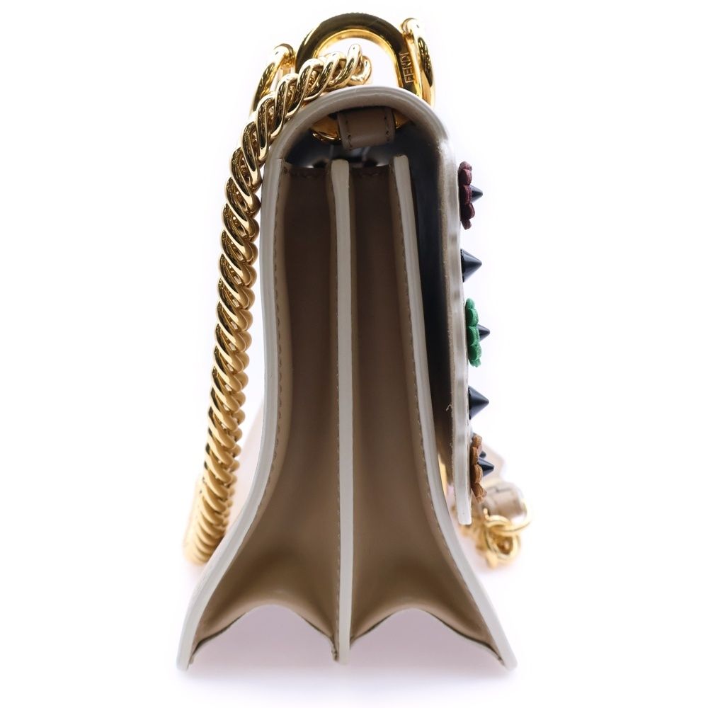 FENDI キャナイ ☆関送込☆ FENDI キャナイ ブラックレザー バッグ☆人気商品 (FENDI