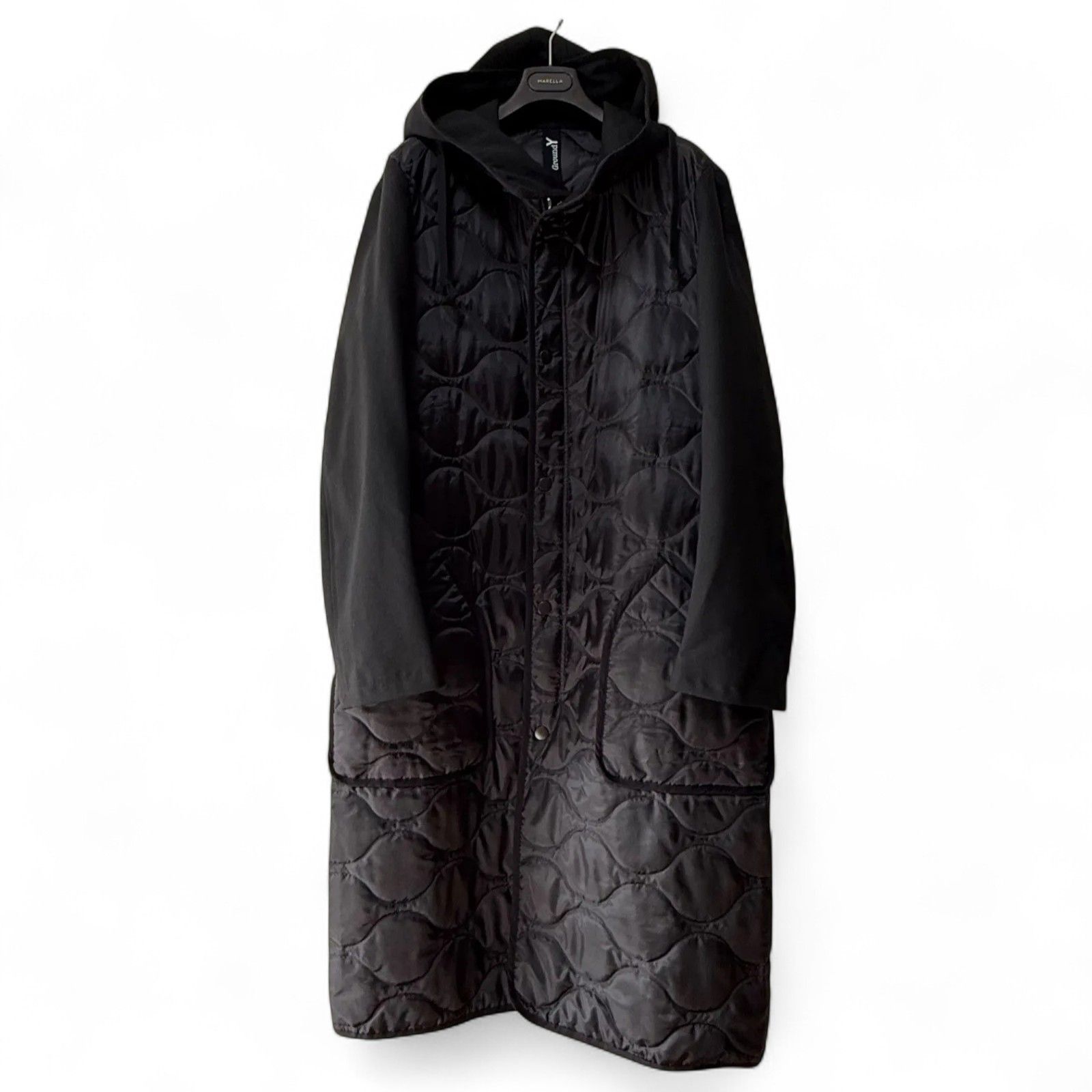 最終値下げ！ヨウジヤマモトSYTE コート 黒 リバーシブルキルティングコート 最終値下げ！ヨウジヤマモトSYTE コート 黒 リバーシブルキルティング