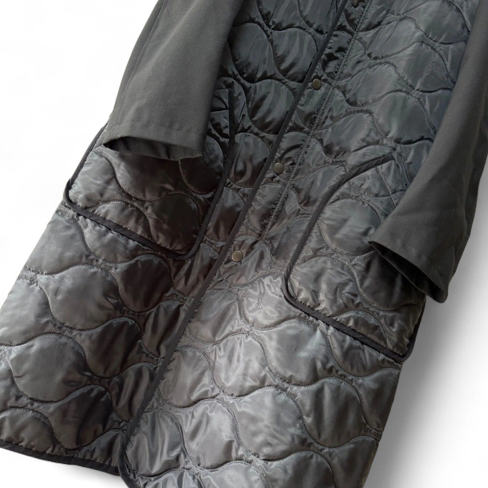 極美品 ヨウジヤマモト オーバーサイズデザイン キルティングロング