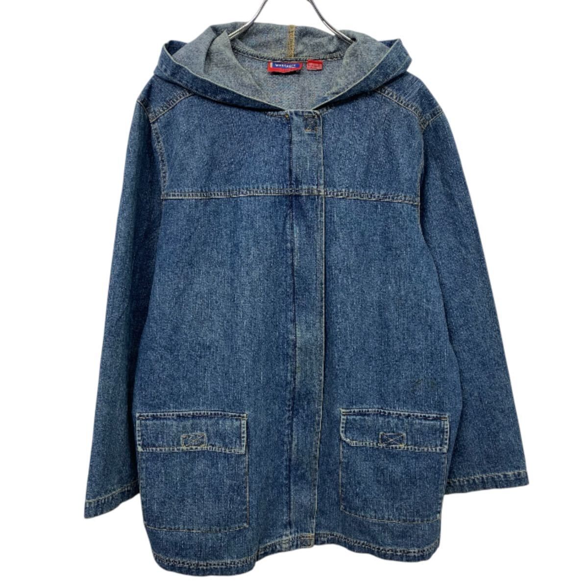 westport デニムジャケット レディース1X インディゴブルー ウエスト