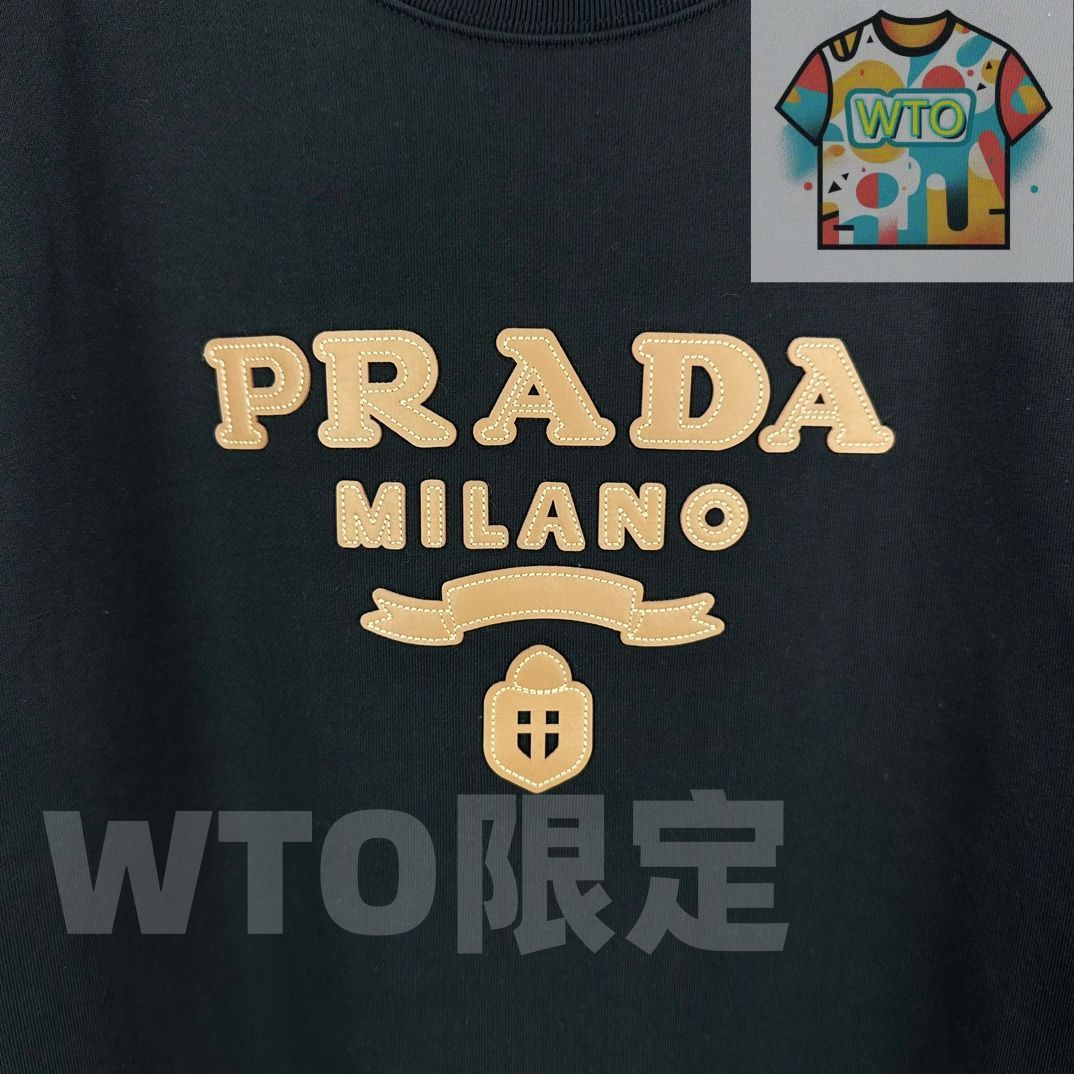 本日限定特価】PRADA メンズ＆レディース スウェットシャツ ロゴ