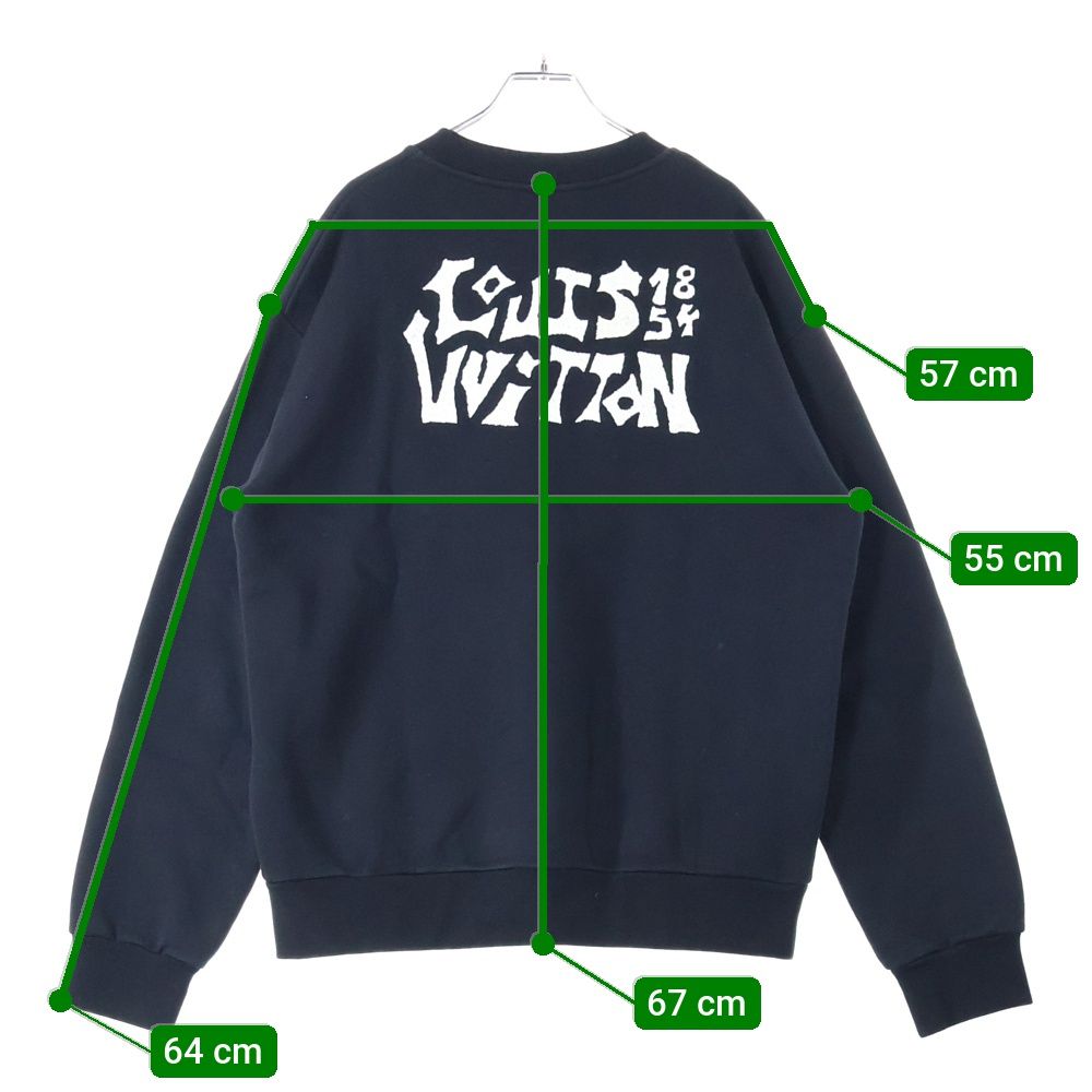 LOUIS VUITTON (ルイヴィトン) LVコミックスオウルパッチクルーネック