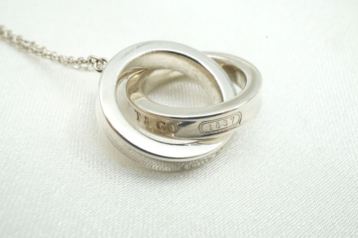 ティファニー 1837 インターロッキング ネックレス サークル リング
