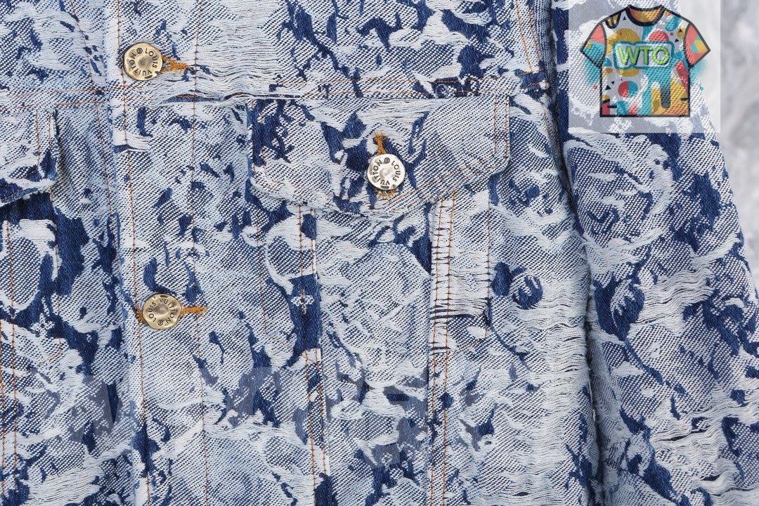 【正規品／美品】ルイヴィトン フラワー柄ジャケット LOUIS VUITTON(ルイヴィトン) 22AW モノグラム フラワーデザイン