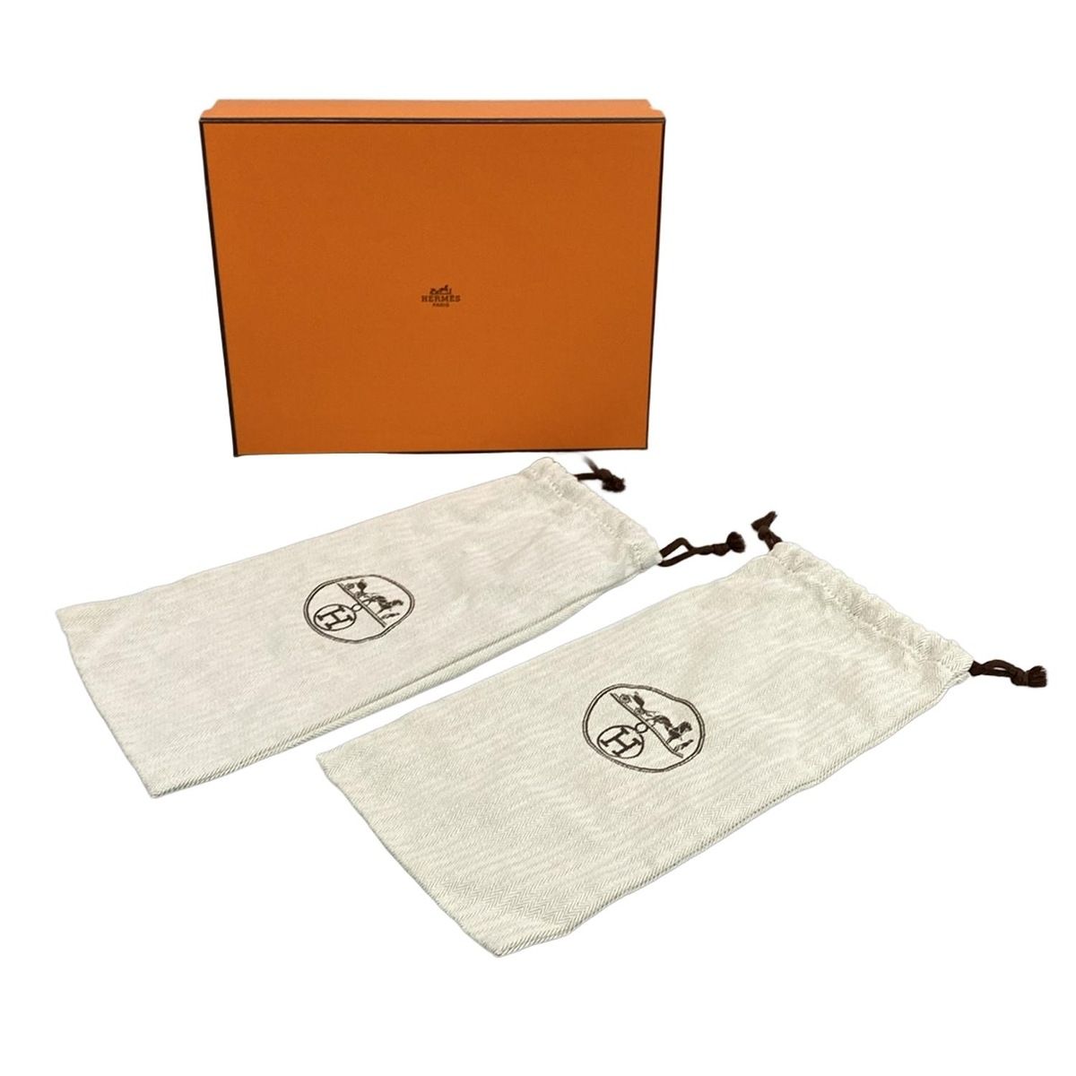 HERMES(エルメス) サンダル 37 オラン 白 アウトソール張替済 レザー