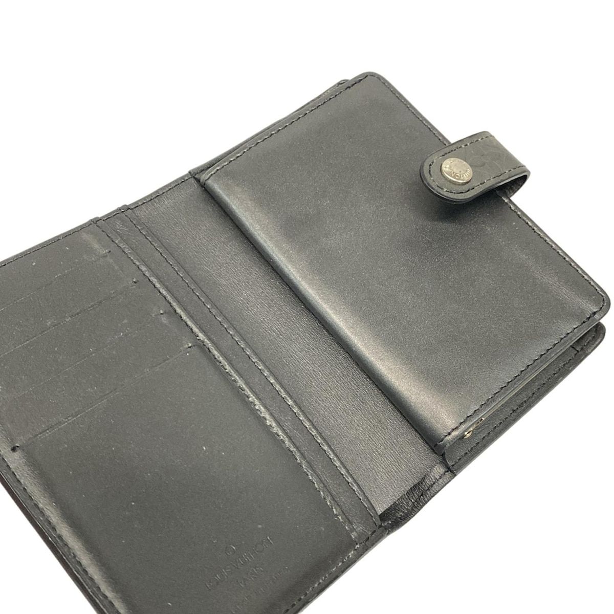 Louis Vuitton 二つ折り財布 　グレー　ヴェルニ 中古・古着通販】LOUIS VUITTON (ルイ ヴィトン) 2つ折り財布 グレー