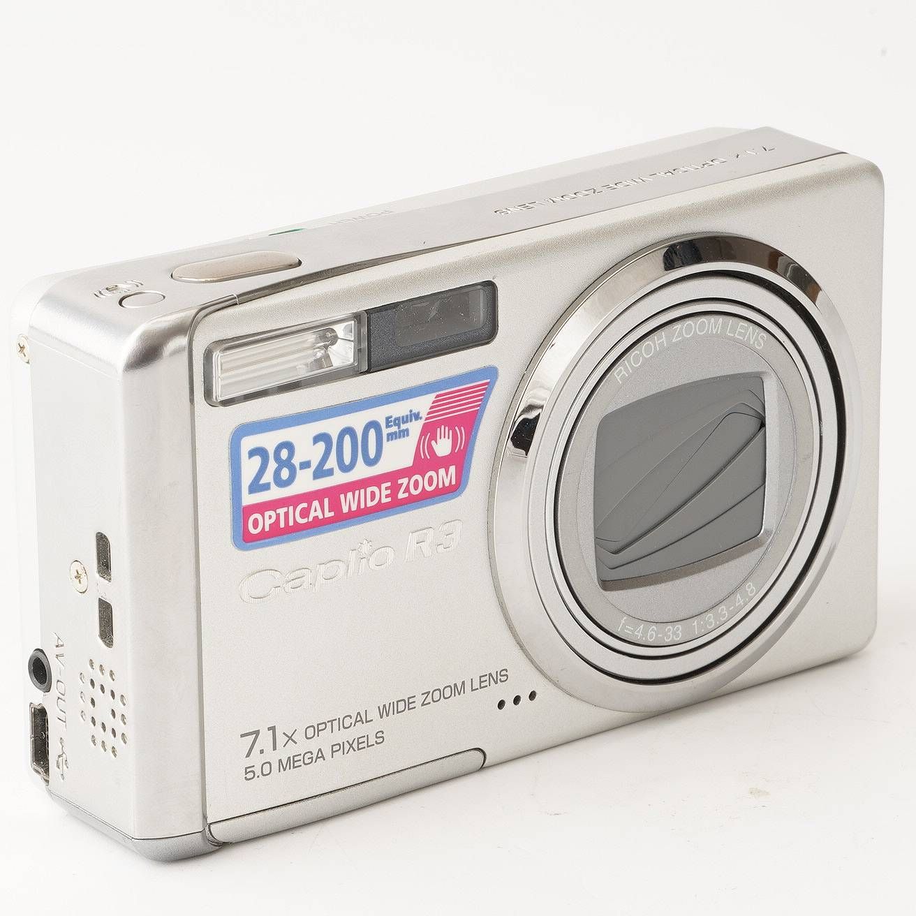 リコー Ricoh Caplio R3 シルバー 7.1x 広角 光学ズーム - メルカリ