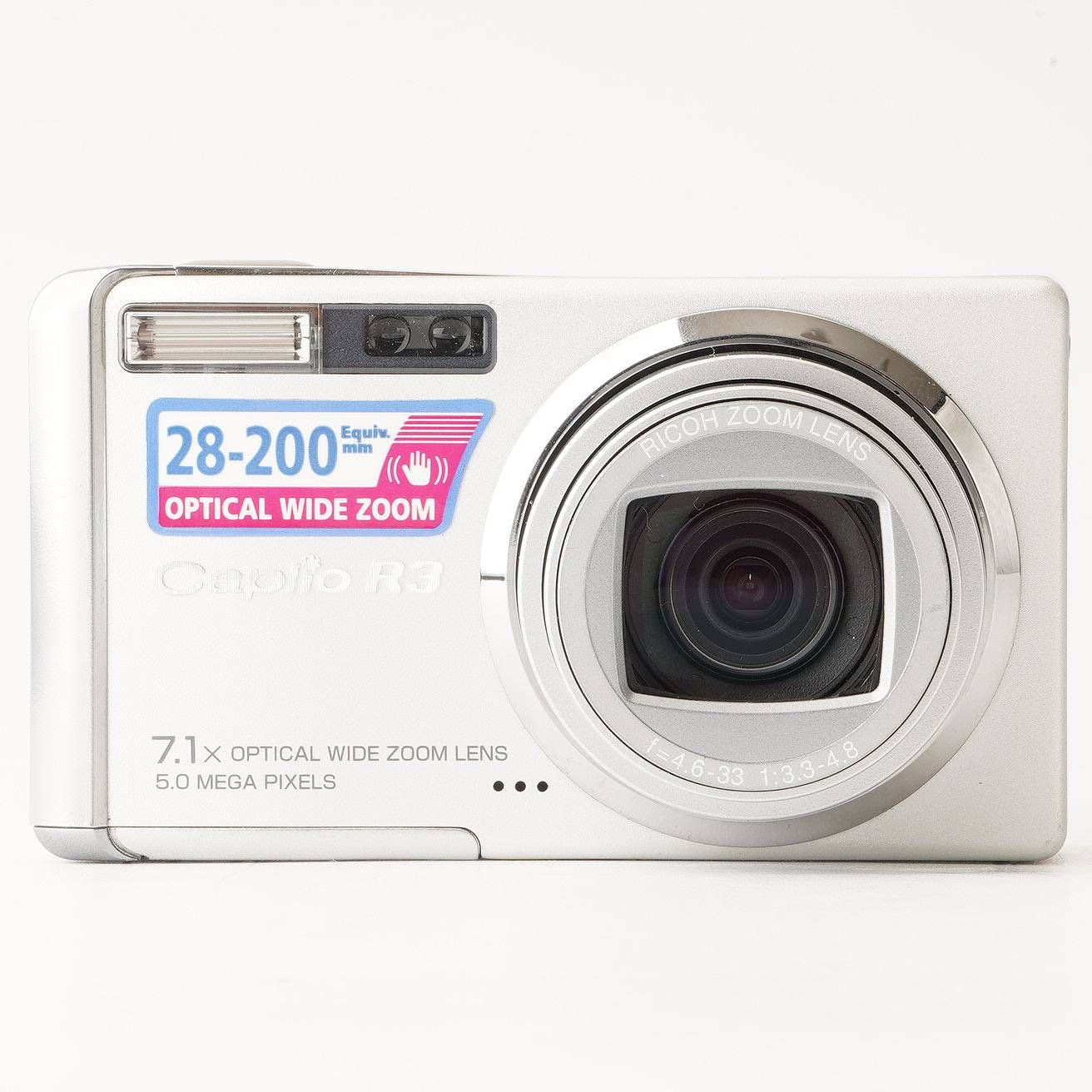 リコー Ricoh Caplio R3 シルバー 7.1x 広角 光学ズーム - メルカリ
