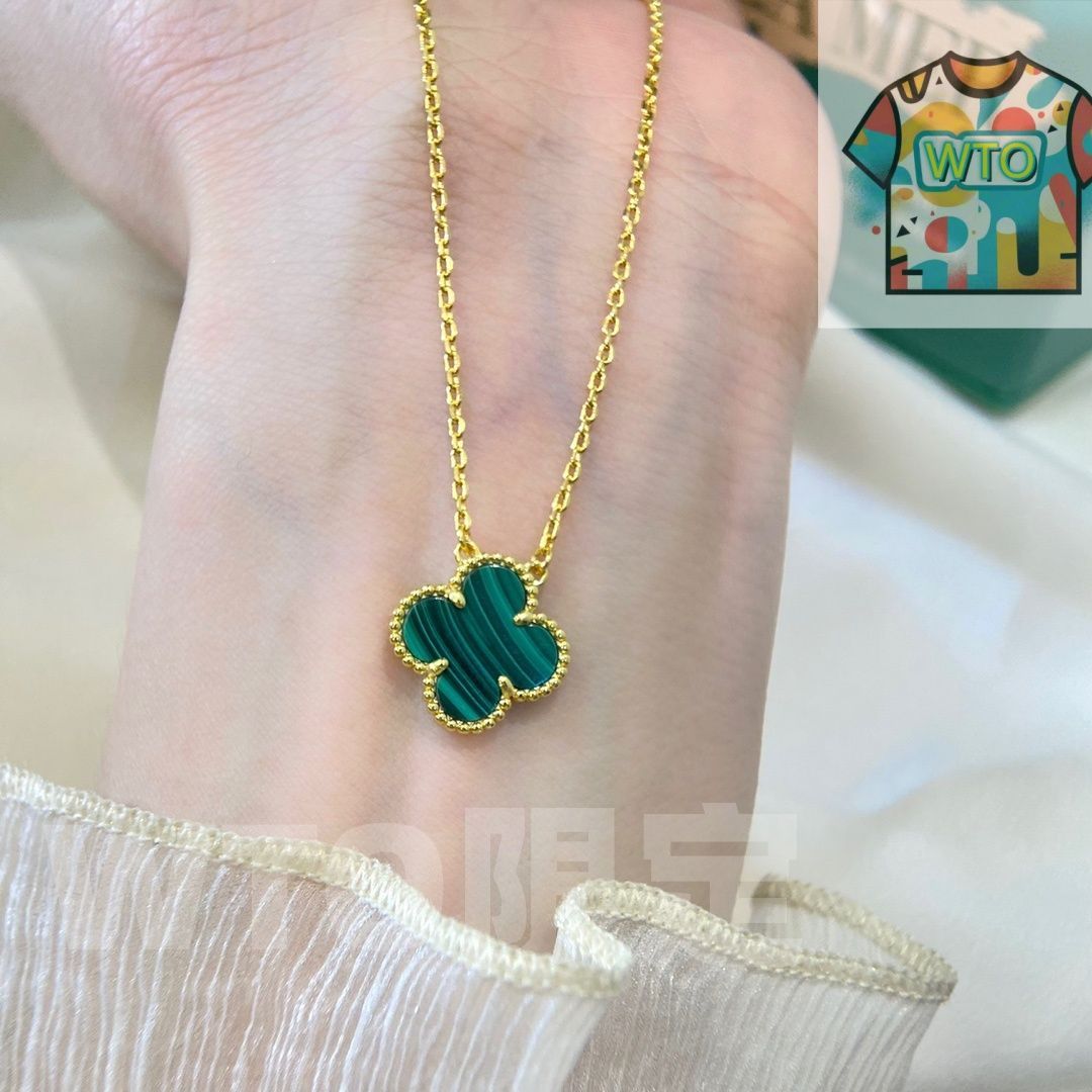 ヴィンテージ アルハンブラ ペンダント、マラカイト、ヴァン クリーフ