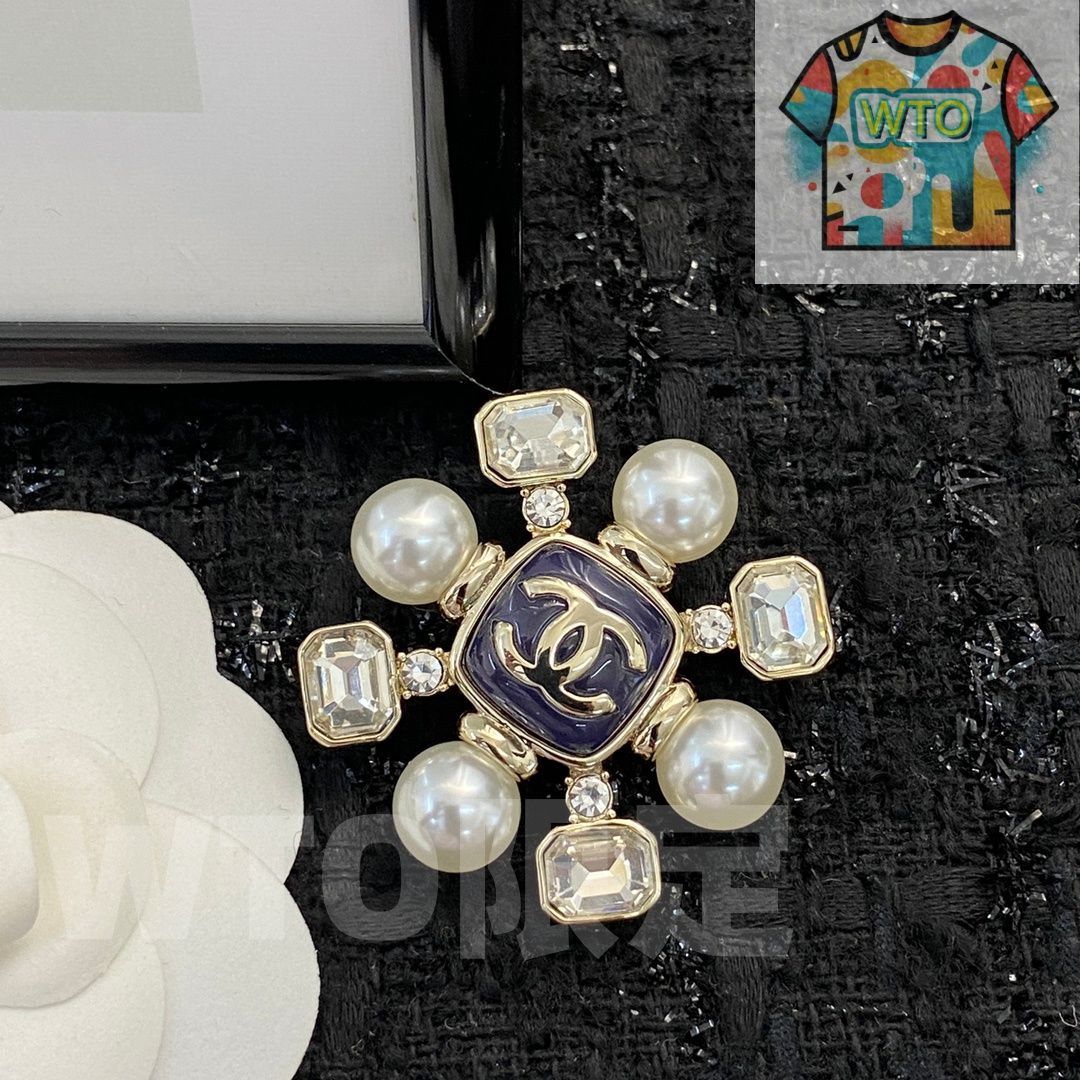 今日特価】CHANEL シャネル 22 年 高級ハンドメイド ブローチ? - メルカリ
