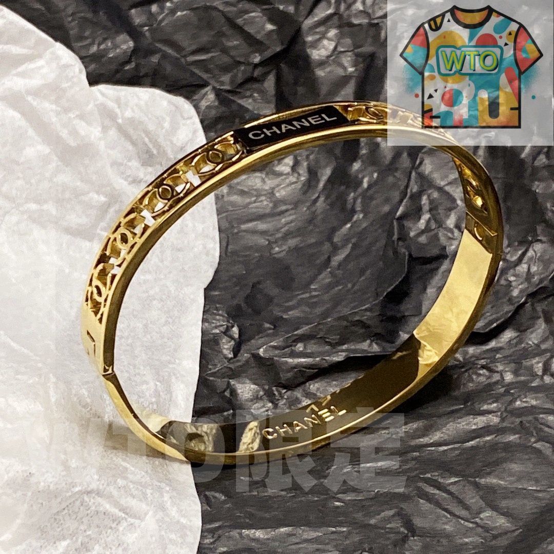 今日特価】Chanel シャネル オープンワーク ブレスレット - メルカリ