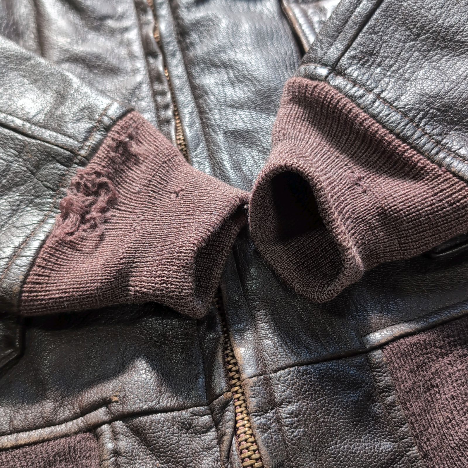 70s 1971年 米海軍実物 USNパンチング STAR SPORTSWEAR G-1 フライト 