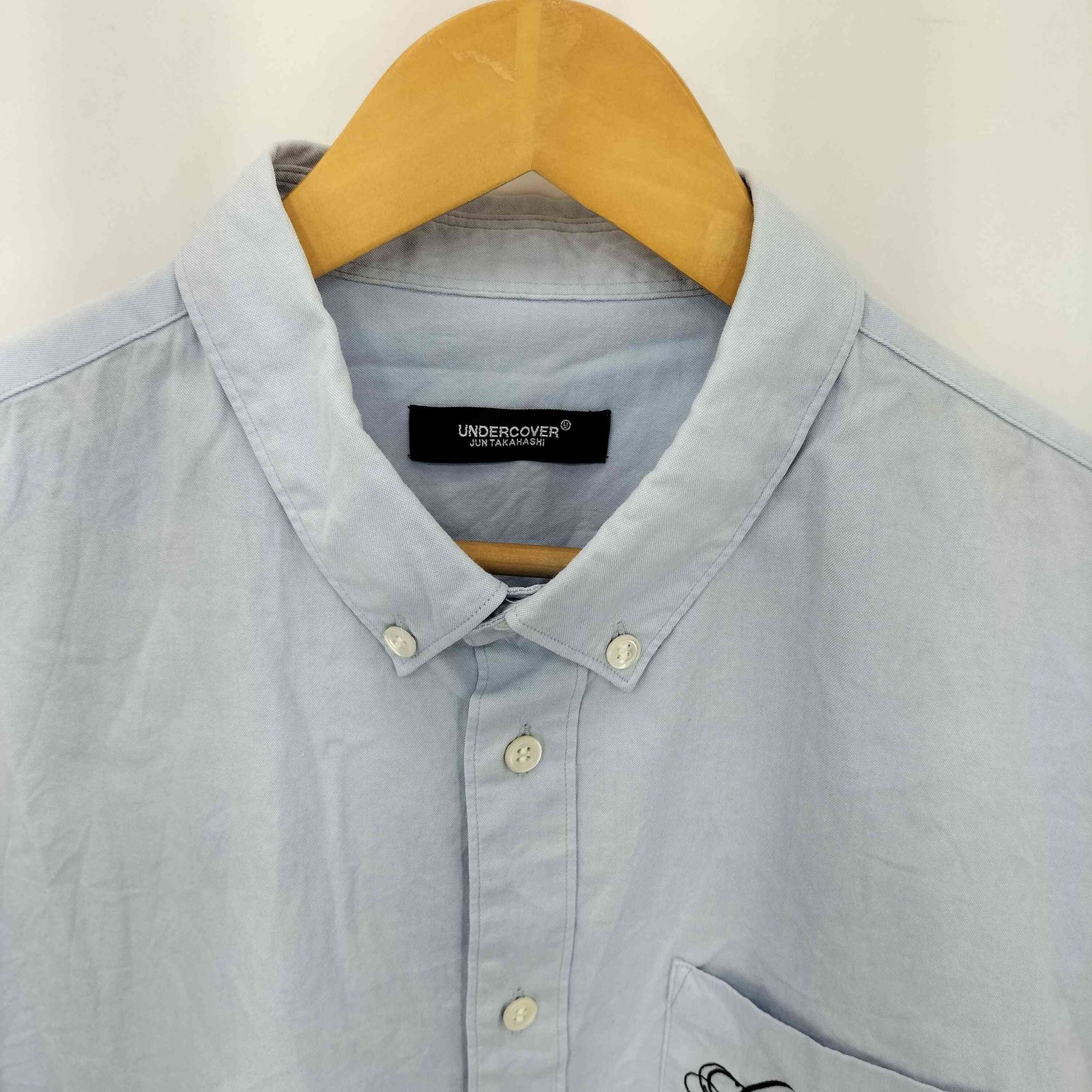アンダーカバー UNDERCOVER OXOP刺繍 ボタンダウンシャツ メンズ JPN