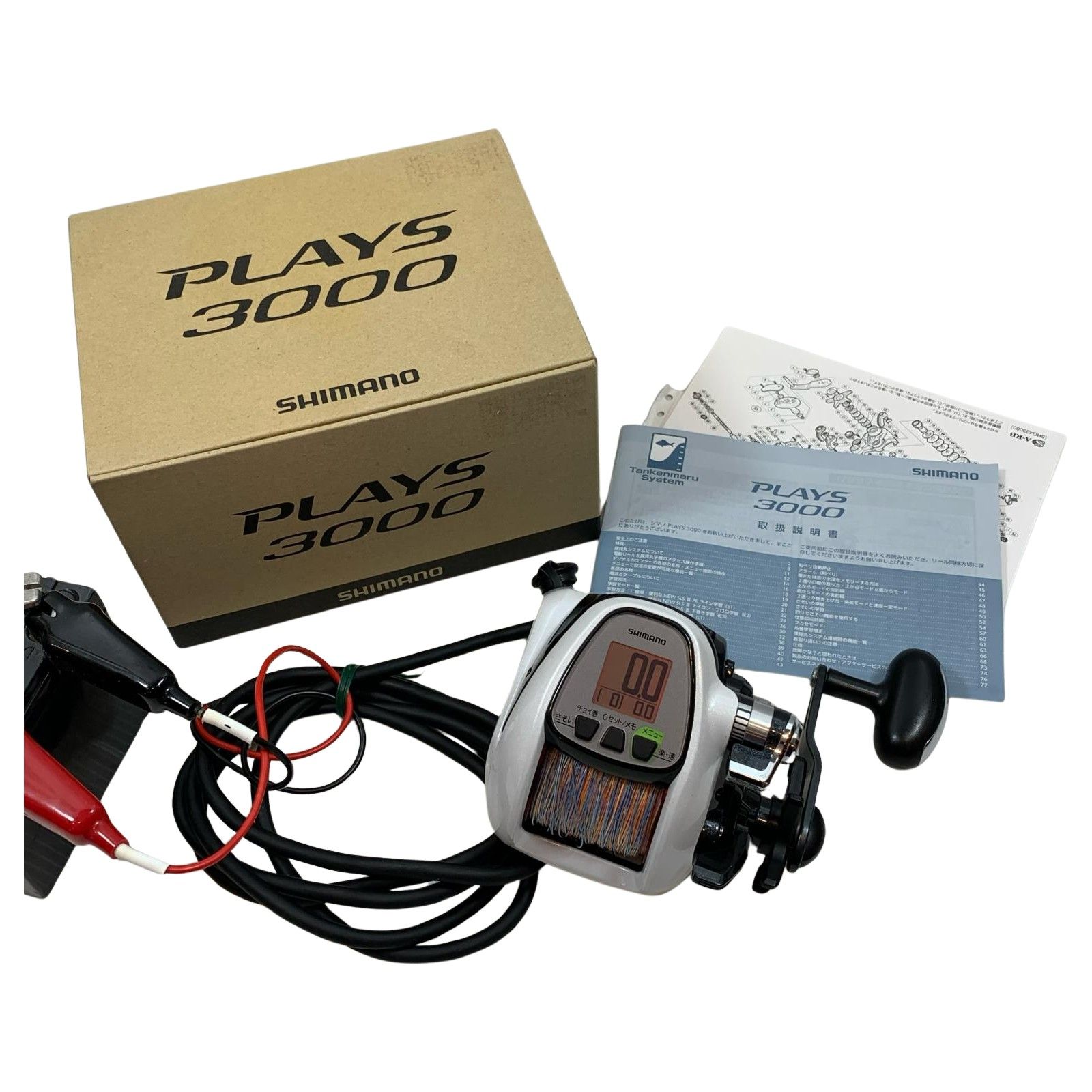 ττSHIMANO シマノ 電動リール ケーブル付 13プレイズ3000 03153