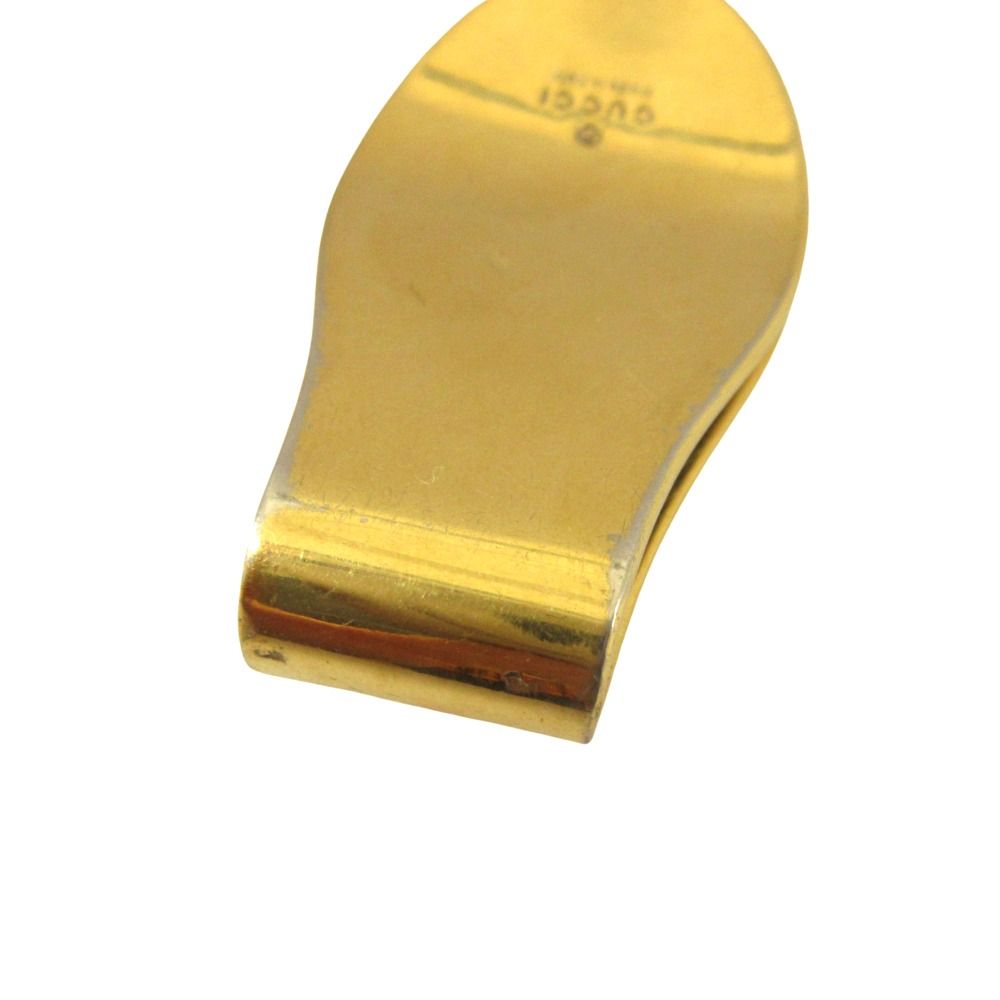 良品 GUCCI グッチ クレストロゴ マネークリップ 財布 オールド