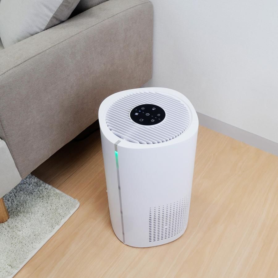 2737 小型 空気 清浄機 ミニ 18畳対応 4層フィルター 除菌率99% 軽量