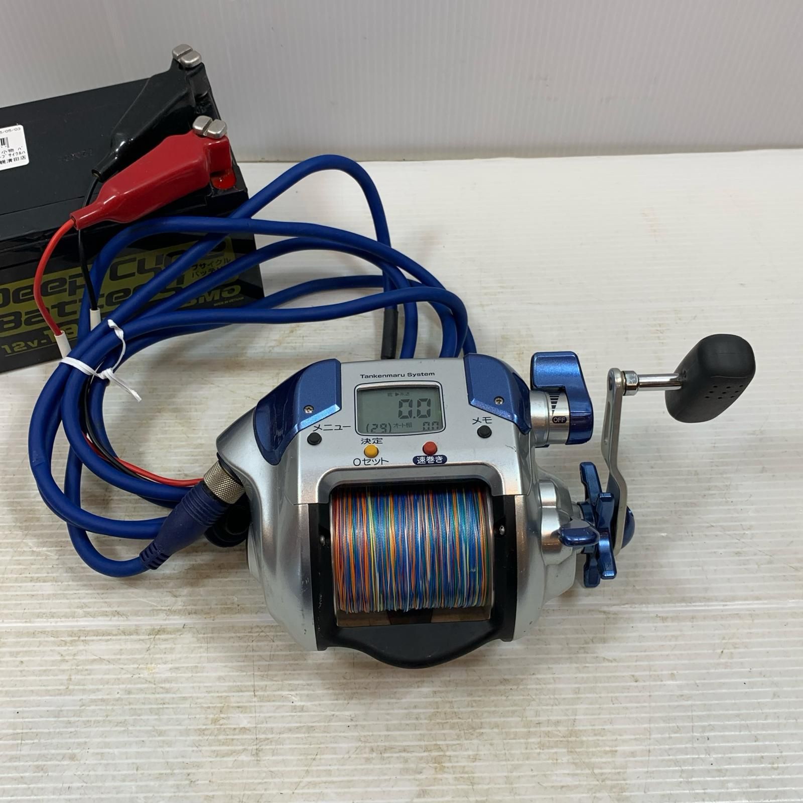 ττSHIMANO シマノ 電動リール キズ有 ケーブル付 電動丸4000HP 01929