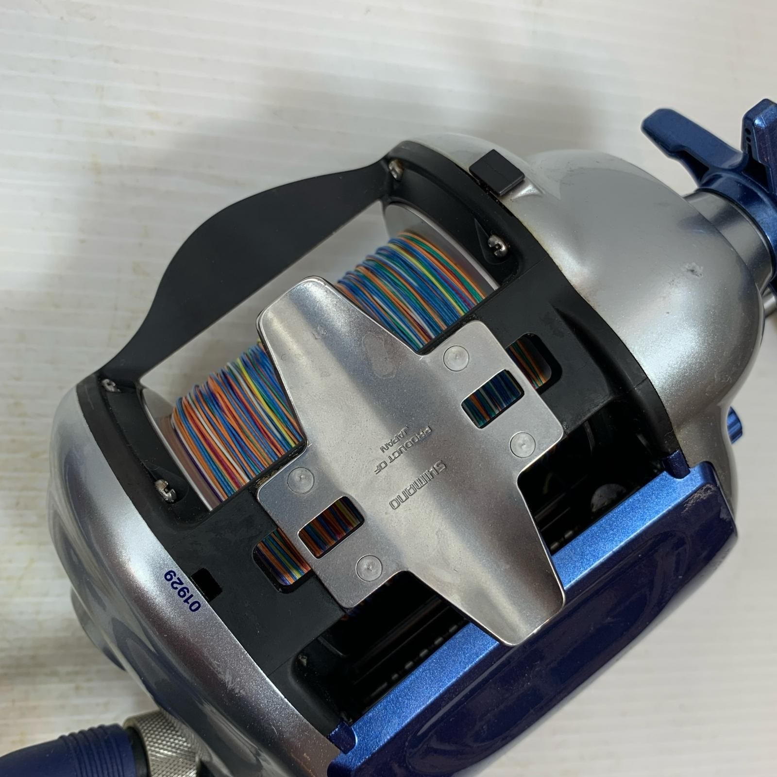 ττSHIMANO シマノ 電動リール キズ有 ケーブル付 電動丸4000HP 01929
