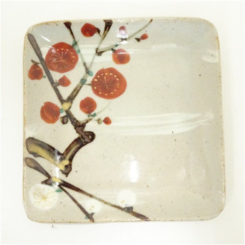 幸兵衛窯造 絵変り銘々皿5客（共箱） 茶器 菓子器 おしゃれ 和菓子