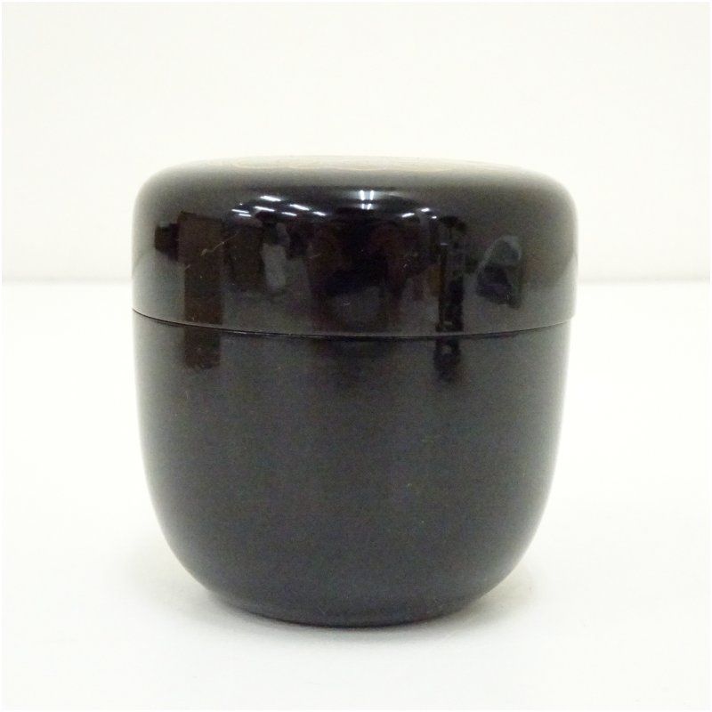 和田寿峰造 氷川神社神紋中棗（共箱） 茶道 茶道具 おしゃれ 茶器