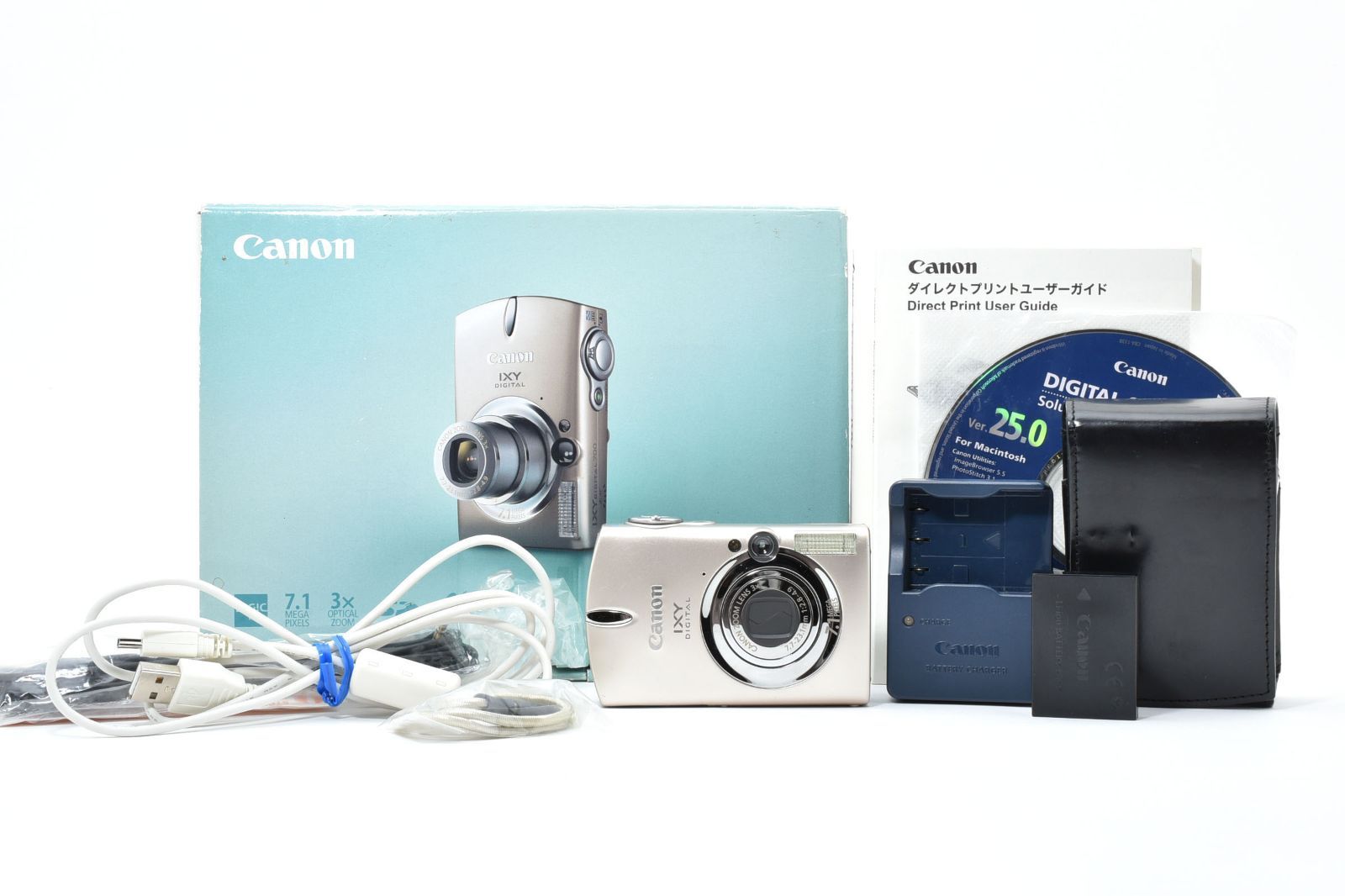 ☆箱付き良品☆ キヤノン CANON IXY DIGITAL 700 コンパクトデジタル