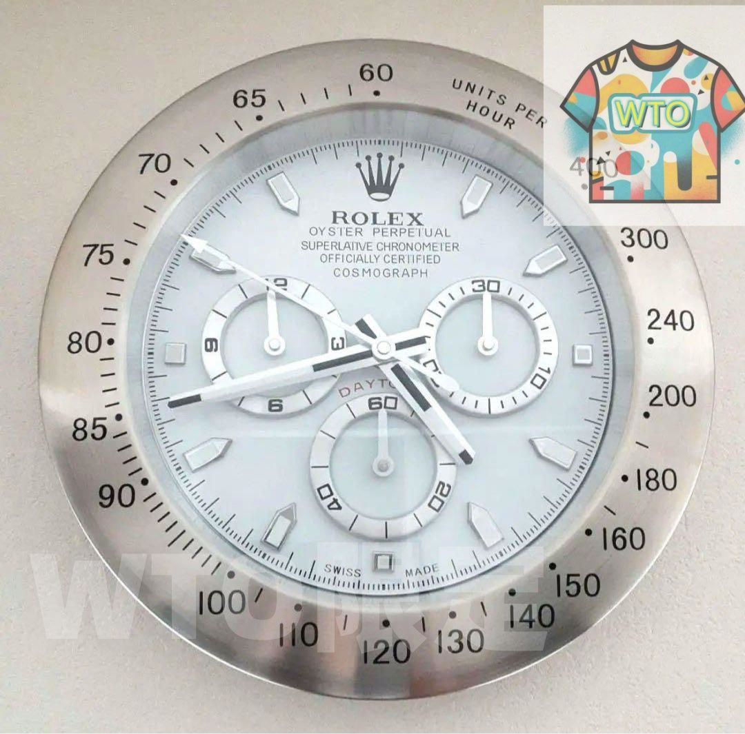 ROLEX COSMOGRAPH 掛時計 34cm ロレックス コスモグラフ デイトナ 18 ct エバーローズゴールド、ラグ