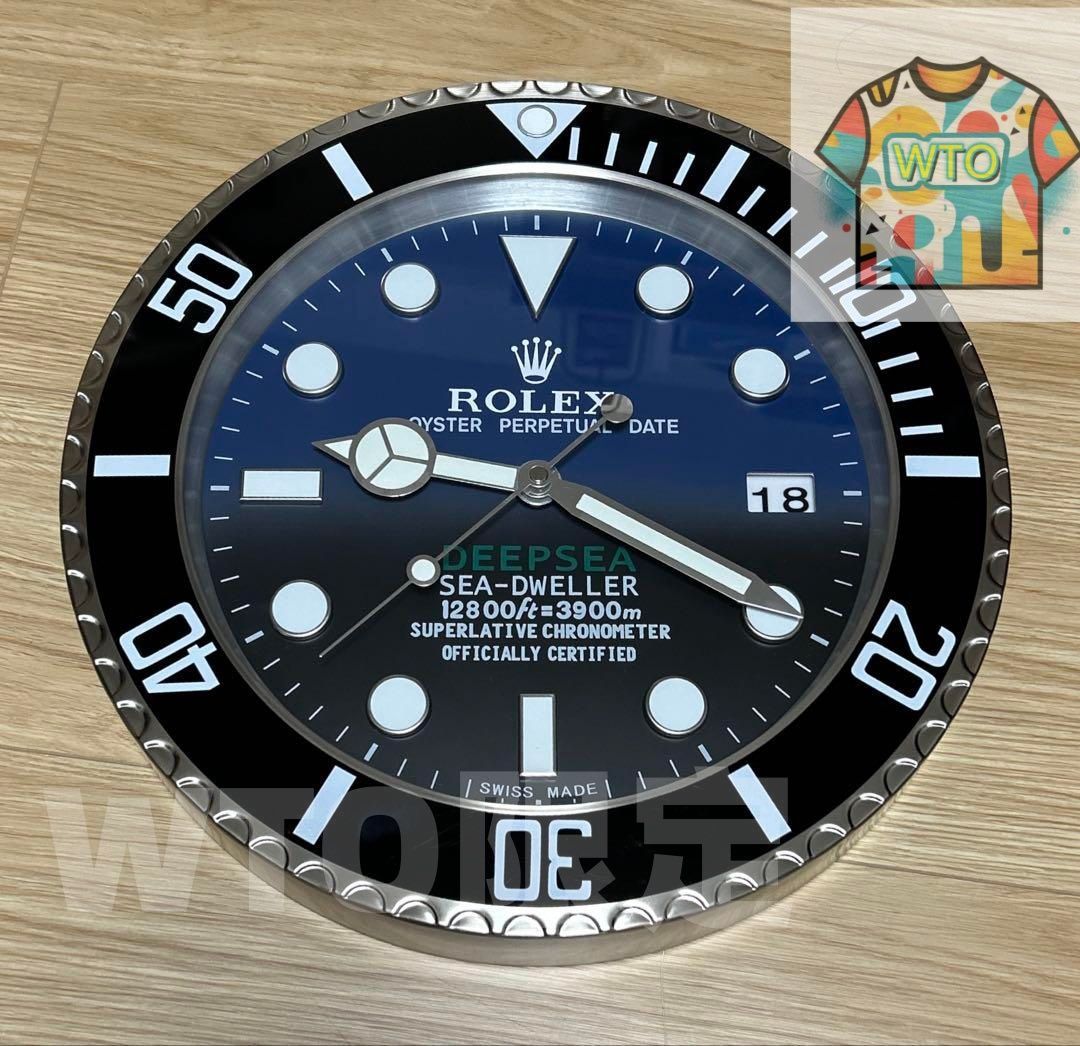 海外販促品 新品 ROLEX掛け時計 シードゥエラー デプシー-WTO輸入1