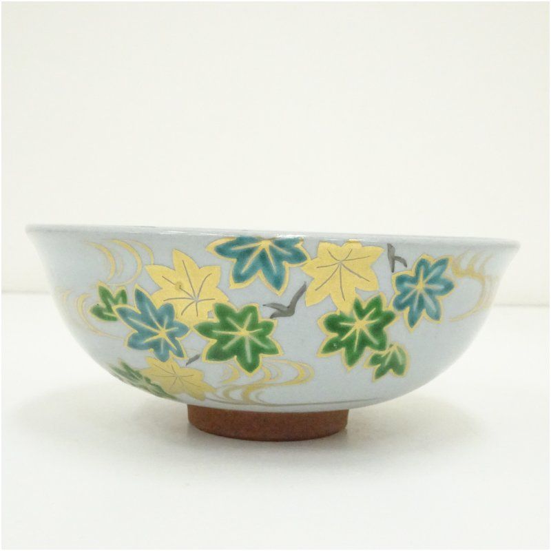 抹茶碗　抹茶茶碗　骨董　茶道　茶道具　陶器　焼き物　アンティーク　レトロ　２ 朝日焼 御本手灰釉平茶碗（共箱） 茶道 抹茶 おしゃれ 抹茶茶碗 抹茶碗