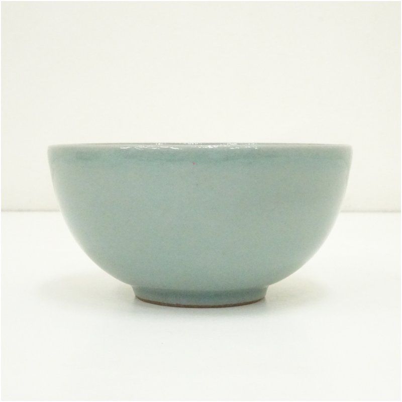 東南陶窯 古堂 趙斗彦造 高麗青磁茶碗（共箱） 茶道 抹茶 おしゃれ