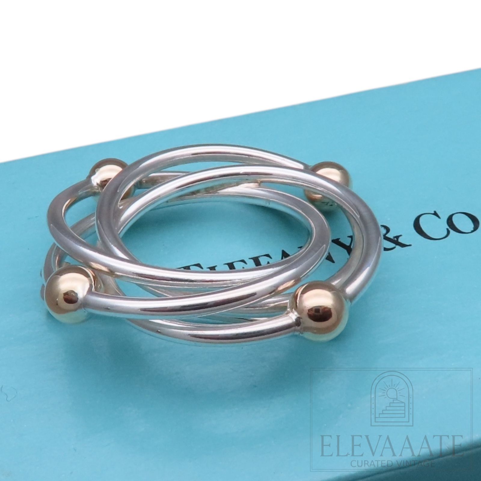希少 美品 Tiffany&Co. ヴィンテージ ティファニー ゴールド ボール