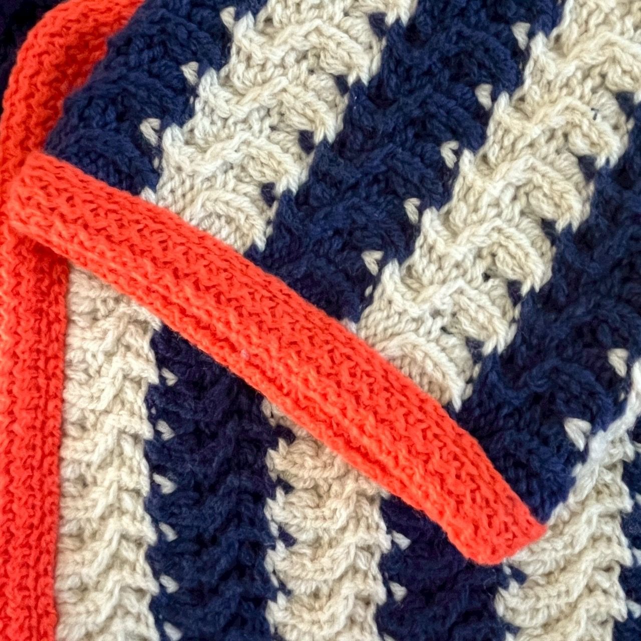 BODE 総柄ハンドメイドニット カーディガン メリノウール100% M