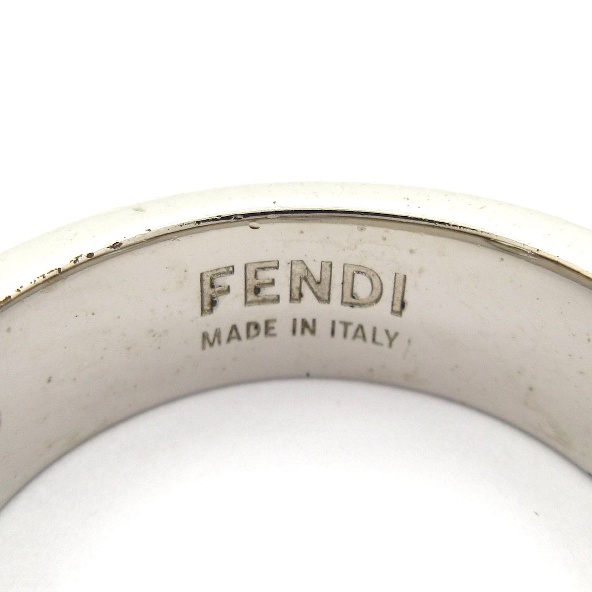 FENDI FENDI シルバーリング フェンディ FFシルバーリング シルバー L 