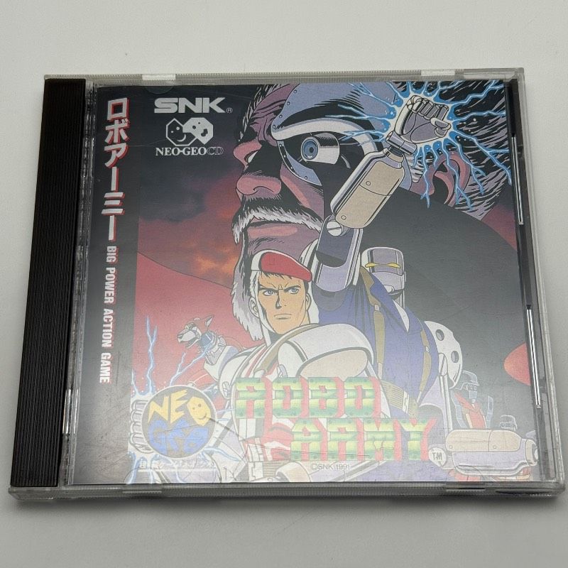 ☆希少 状態良好☆ネオジオCD ロボアーミー ROBO ARMY NCD レア レトロ