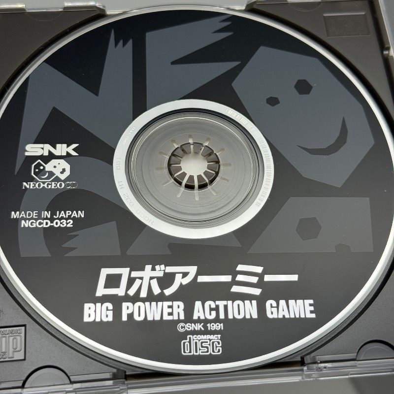 ☆希少 状態良好☆ネオジオCD ロボアーミー ROBO ARMY NCD レア レトロ