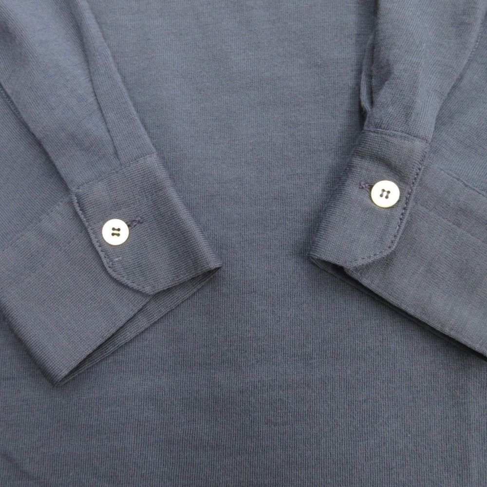 新品未使用　ダンヒル　長袖ポロシャツ ブルーグレー M 新品未使用 ダンヒル 長袖ポロシャツ ブルーグレー M 2025年最新