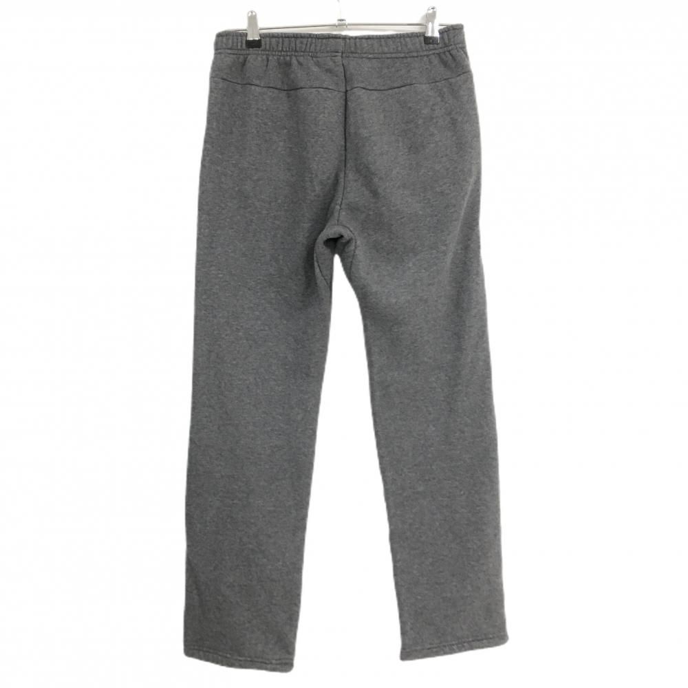 美品】ルコック パンツ グレー 裏起毛 一部トリコロール ウエストゴム
