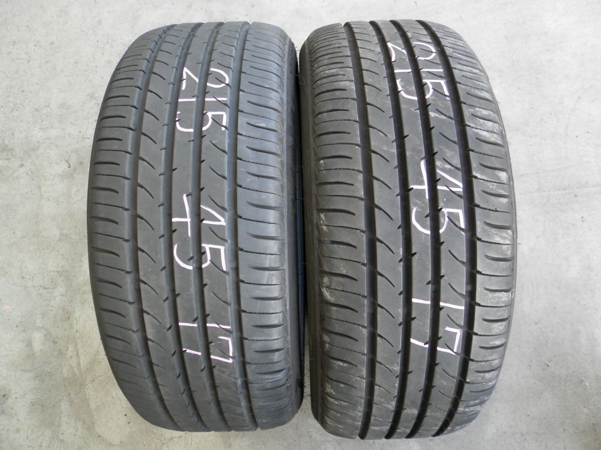 215/45R17 トーヨー NANOENERGY3 ラジアルタイヤ 2本SET 2024年製 夏