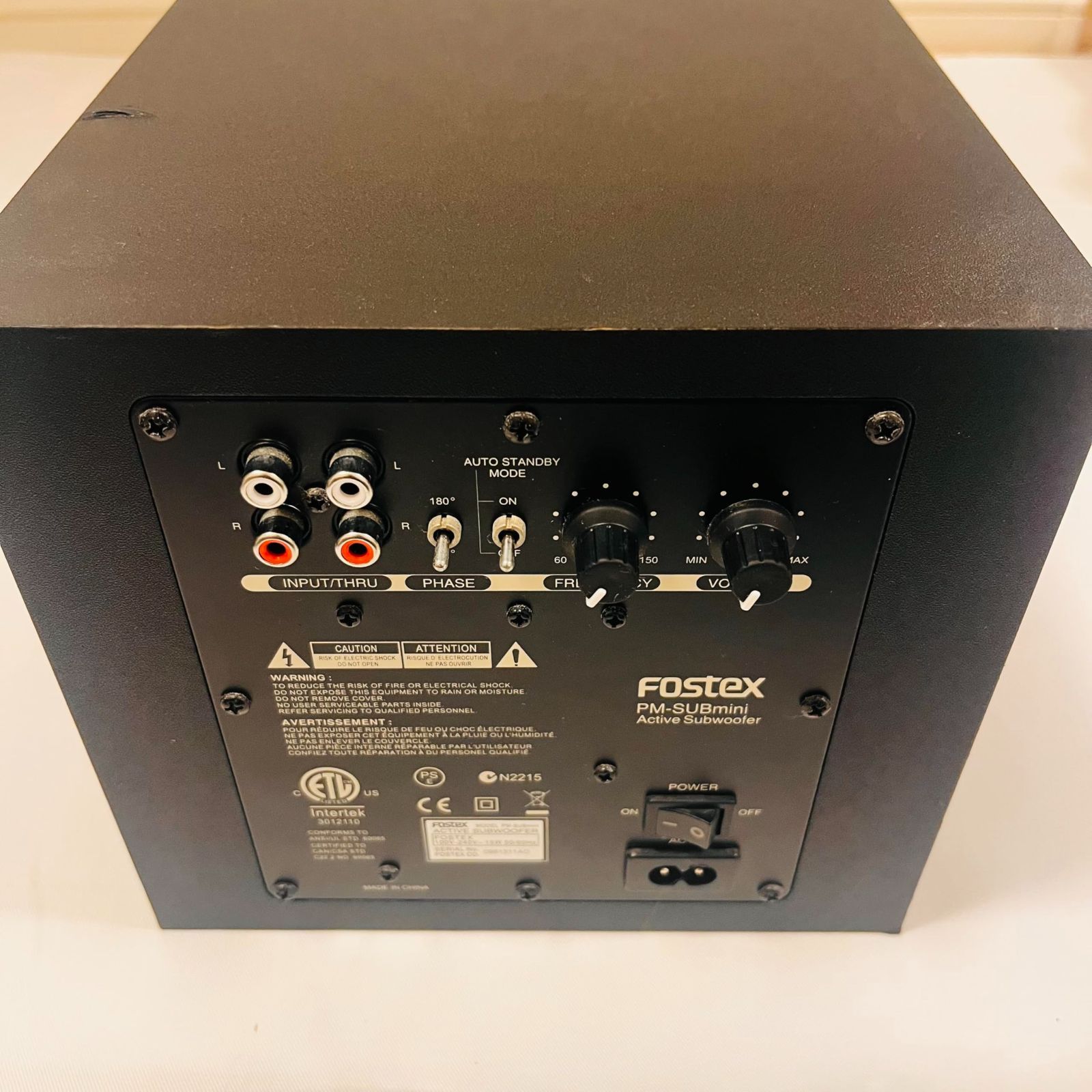 FOSTEX アクティブ・サブウーハー PM-SUBmini2 No2723 - メルカリ