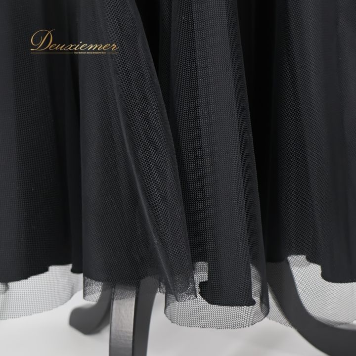 社交ダンス 衣装 スカート ブラック系 チャコット Chacott 無地