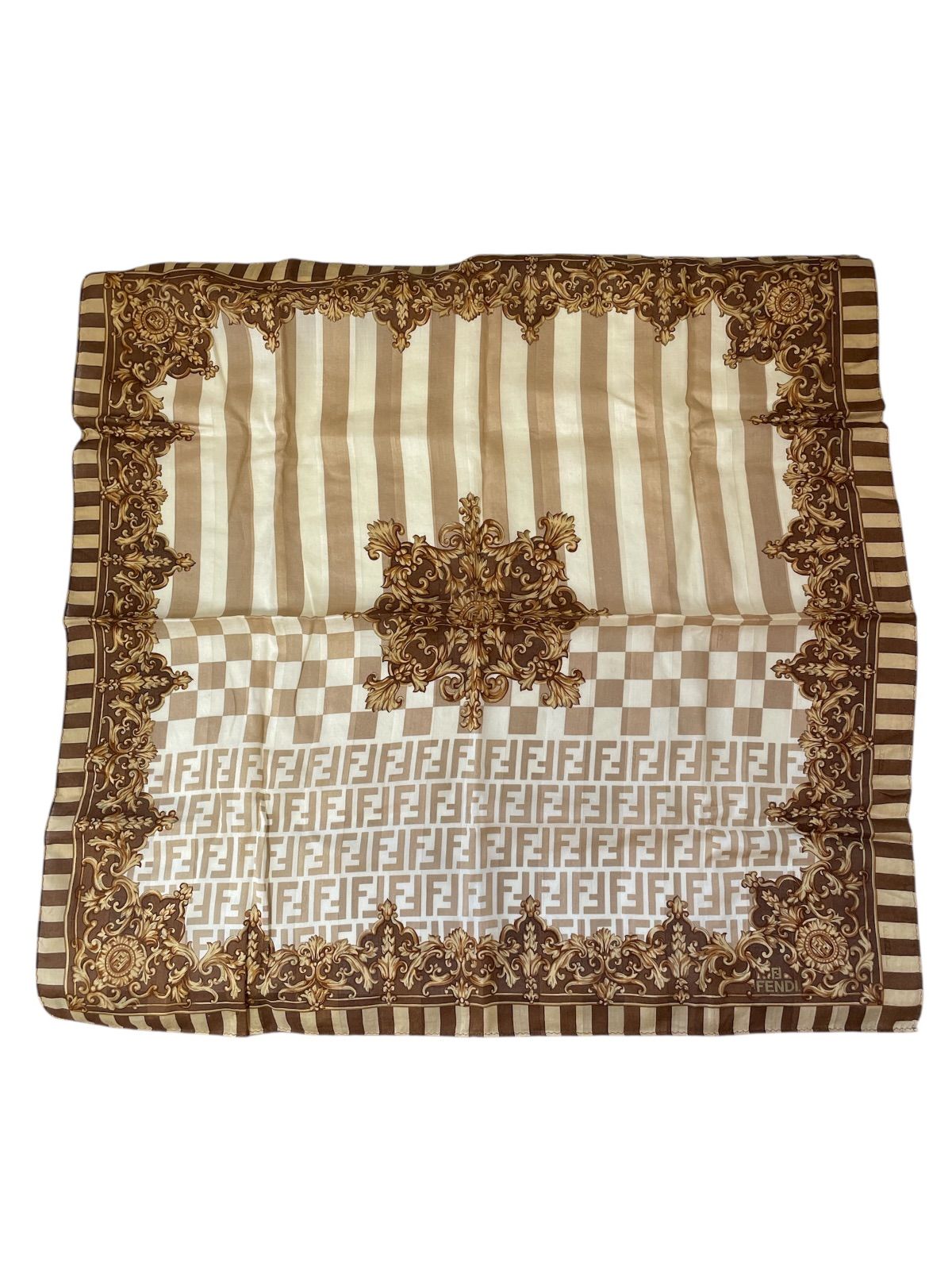 Z1597 ハンカチ3枚セット FENDI フェンディ YVES SAINT LAURENT イヴ